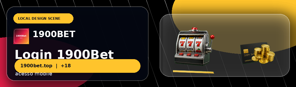 1900Bet — Login e Área do Cliente